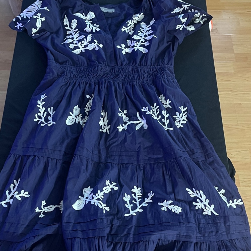 Anthropologie Navy Garment